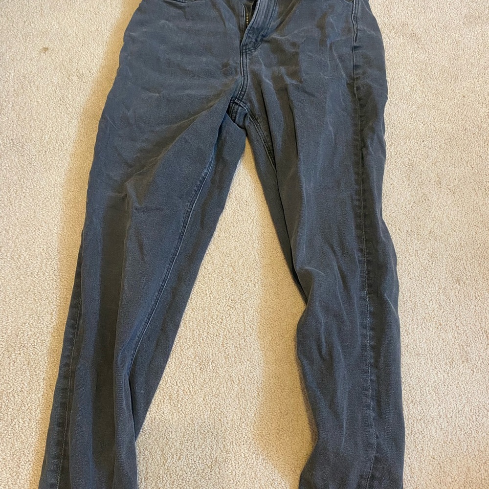 American eagle black mom jeans